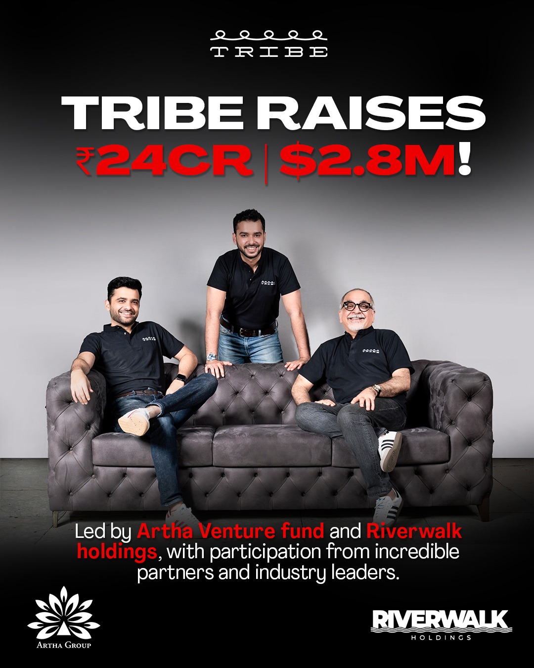 tribe starys raises 24 CR